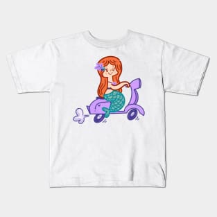 Scooter Mermaid Kids T-Shirt